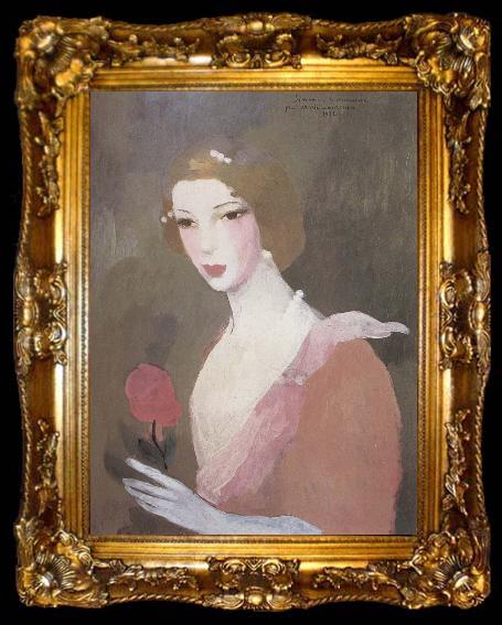 framed  Marie Laurencin Portrait of Simon, ta009-2